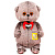 Мягкая игрушка Кот Басик Baby с сердцем-подвеской Budi Basa BB-134